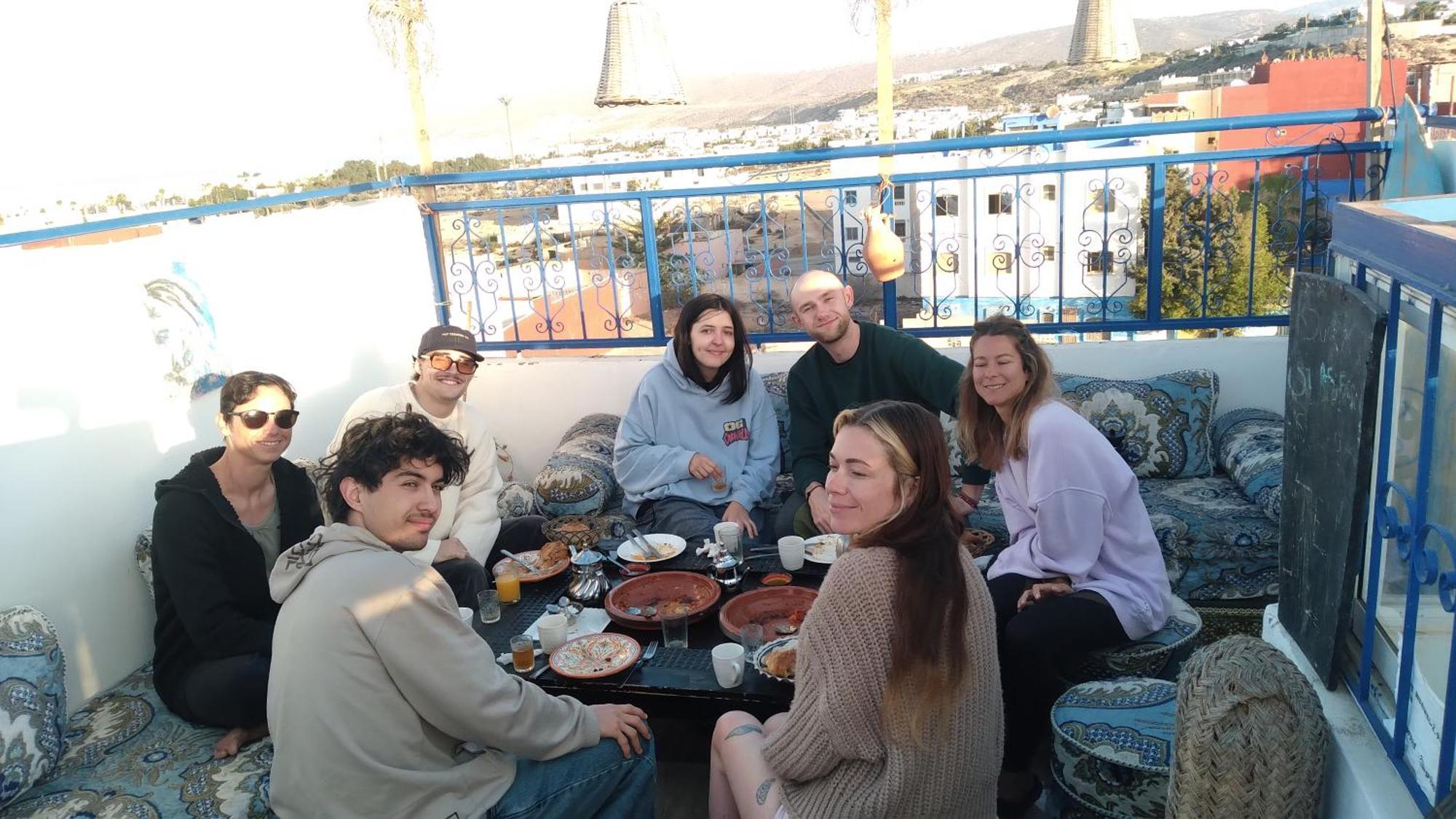 Idriss Tamraght Surfhostel Taghazout Buitenkant foto